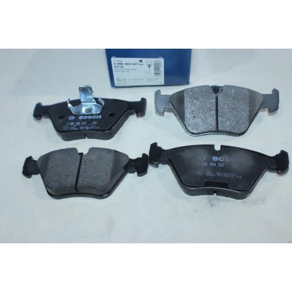 Lot 4 plaquettes de frein avant montage teves Bosch BP196 0986494007 pour BMW serie 3 5 7 Z3 Z4 X3 E32 E34 E36 E46 E83 E85 E86 