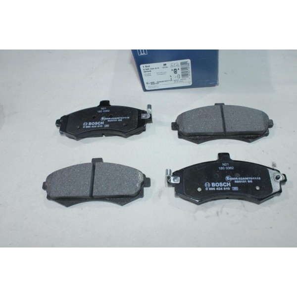Lot 4 plaquettes de frein avant montage akebono Bosch BP948 0986424810 pour hyundai elantra XD matrix FC kia cerato LD 