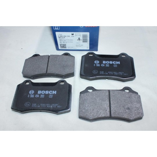 Jeu 4 plaquettes de frein arriere montage brembo Bosch BP1316 0986494393 pour citroen DS3 jaguar XK XJ S-type peugeot 208 volvo 