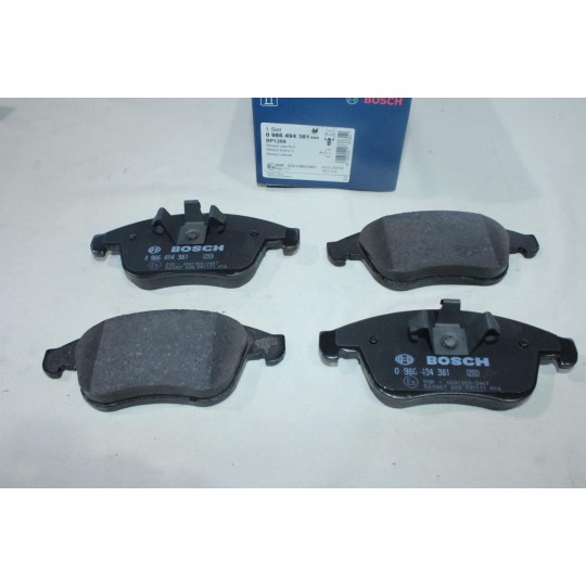 Jeu 4 plaquettes de frein avant montage teves Bosch BP1289 0986494381 pour renault laguna 3 III latitude clio 4 IV 