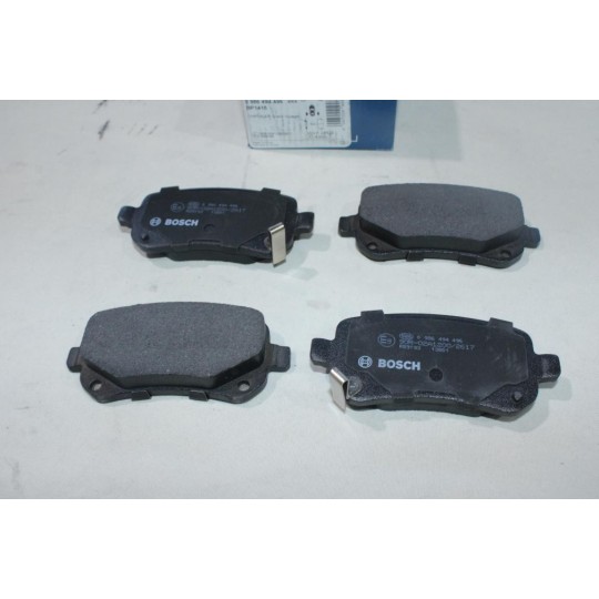 Jeu 4 plaquettes de frein arriere montage lucas Bosch BP1415 0986494496 pour chrysler grand voyager dodge journey grand caravan 