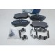 Lot 4 plaquettes de frein avant montage girling Bosch BP238 0986424469 pour mercedes classe A vaneo W168 W414 