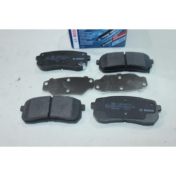 Jeu 4 plaquettes de frein arriere montage mando Bosch BP1217 0986494327 pour hyundai H1 ix55 kia carnival sorento 