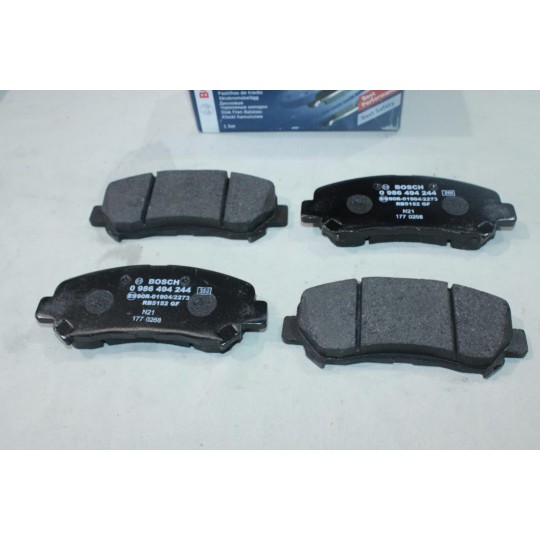 Jeu 4 plaquettes de frein avant montage akebono Bosch BP1116 0986494244 pour nissan qashqai J10 X-trail Xtrail T31 rogue S35 
