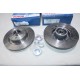 Jeu 2 disques de frein arriere plein 274mm diametre avec roulement de roue ABS Bosch BD1119 0986479270 pour renault megane 1 