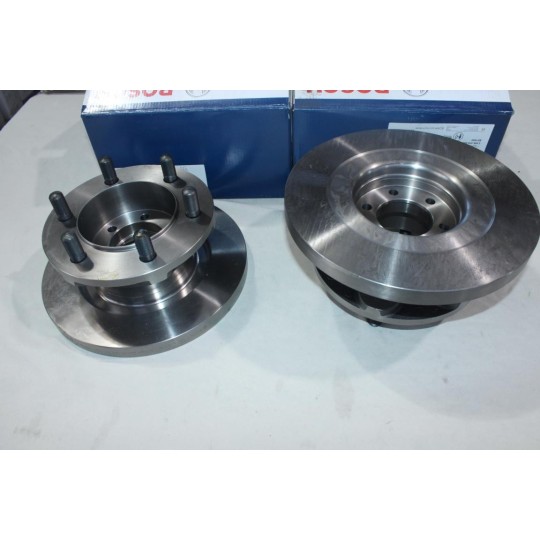Jeu 2 disques de frein avant plein 290mm Bosch BD1980 0986479S95 pour iveco daily 2 3 II III fiat 