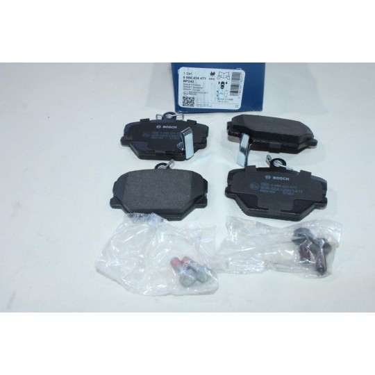 Jeu 4 plaquettes de frein avant montage bosch Bosch BD240 0986424471 pour smart roadster fortwo crossblade 