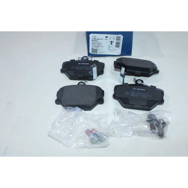 Jeu 4 plaquettes de frein avant montage bosch Bosch BD240 0986424471 pour smart roadster fortwo crossblade 