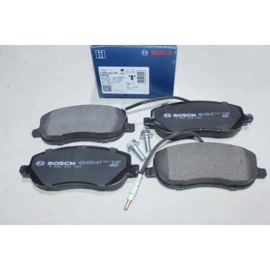 Jeu 4 plaquettes de frein avant montage girling Bosch BP930 0986424789 pour citroen jumpy C8 fiat scudo ulysse 2 II lancia 