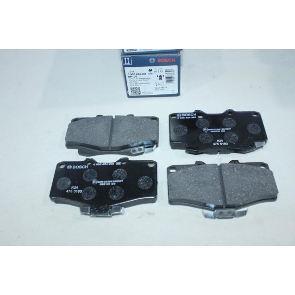 Jeu 4 plaquettes de frein avant montage sumitomo Bosch BP130 0986424268 pour toyota 4runner land cruiser prado 90 hilux 