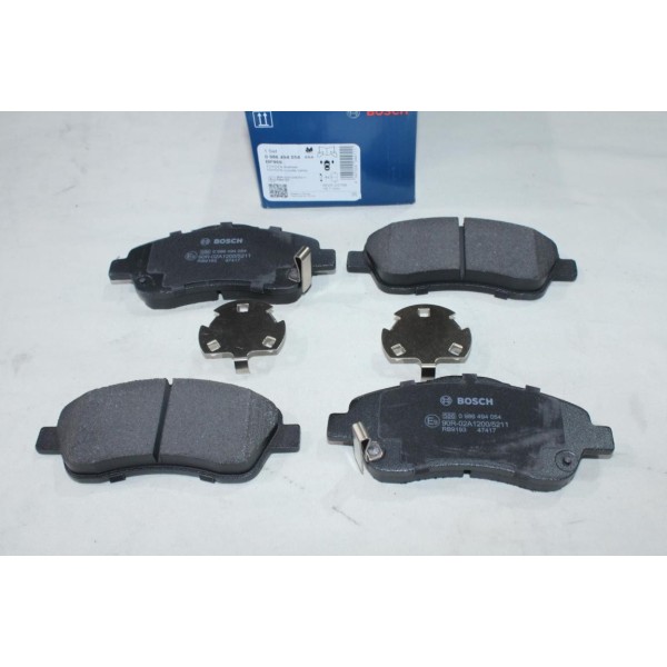 Jeu 4 plaquettes de frein avant montage bosch Bosch BP969 0986494054 pour toyota avensis T25 corolla verso AR10 