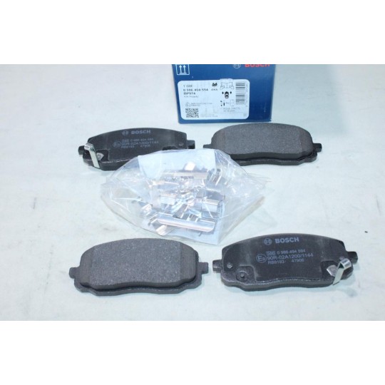 Jeu 4 plaquettes de frein avant montage akebono Bosch BP974 0986494594 pour hyundai i10 kia picanto 