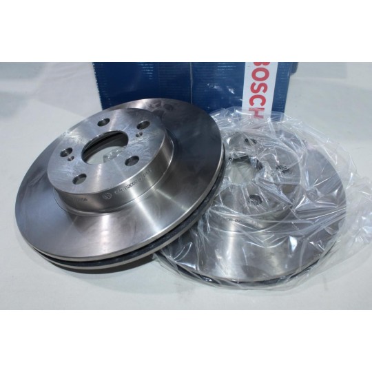 Jeu 2 disques de frein avant ventilé 255mm Bosch BD1407 0986479564 pour toyota prius XW20 