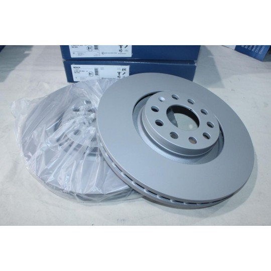 Jeu 2 disques de frein avant ventilé 321mm diametre Bosch BD882 0986478985 pour audi A4 A6 seat exeo 