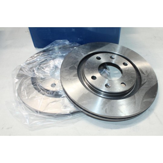 Jeu 2 disques de frein avant ventilé 266mm diametre Bosch BD214 0986478268 pour citroen BX ZX xsara xantia berlingo 1 peugeot 