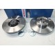 Jeu 2 disques de frein arriere plein 270mm diamètre avec roulement de roue Bosch BD1123 0986479274 pour renault megane 2 II 