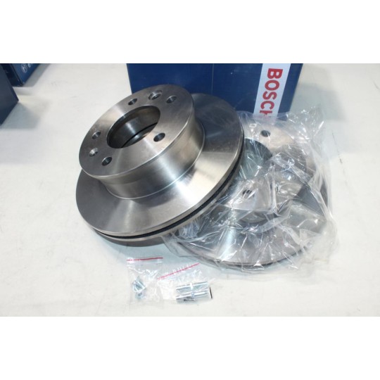 Jeu 2 disques de frein avant ventilé 276mm diametre Bosch BD749 0986478849 pour mercedes sprinter W901 W902 W903 W904 