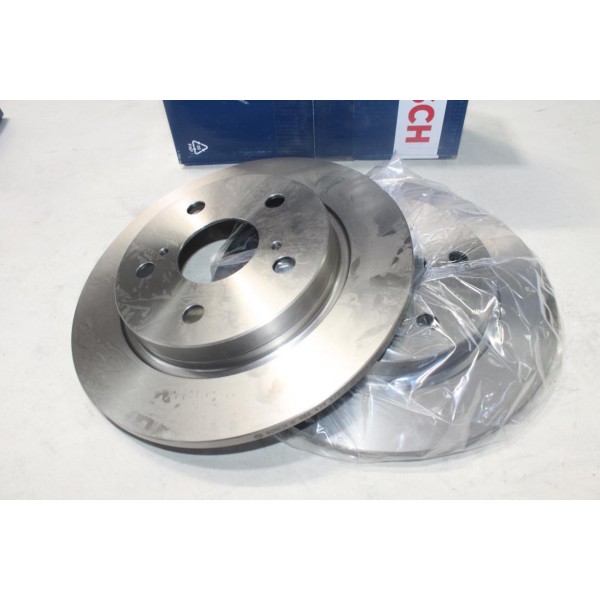 Jeu 2 disques de frein arriere plein 270mm diametre Bosch BD1373 0986479519 pour toyota auris E15 E18 corolla E150 E180 