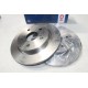Jeu 2 disques de frein arriere plein 270mm diametre Bosch BD1373 0986479519 pour toyota auris E15 E18 corolla E150 E180 