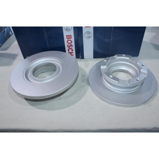 Lot 2 disques de frein arriere plein 280mm diametre Bosch BD1293 0986479401 pour ford transit 6 VI type V347 V348 