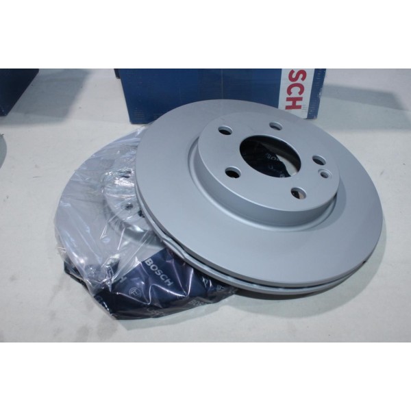Lot 2 disques de frein avant ventilé 276mm diametre Bosch BD1058 0986479186 pour mercedes classe A B W169 W245 