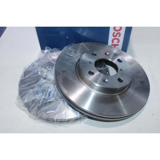 Lot 2 disques de frein avant ventilé 252mm diamètre Bosch BD1171 0986479308 pour opel agila B suzuki swift 3 III splash 