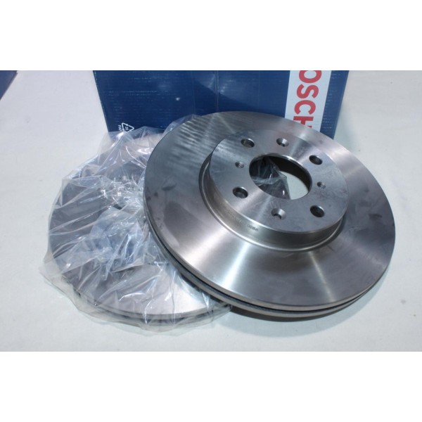 Lot 2 disques de frein avant ventilé 252mm diamètre Bosch BD1171 0986479308 pour opel agila B suzuki swift 3 III splash 