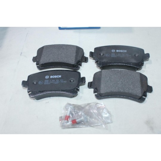 Lot 4 plaquettes de frein arriere montage girling Bosch BP1235 0986494303 pour audi A4 A6 A8 volkswagen transporter T6 