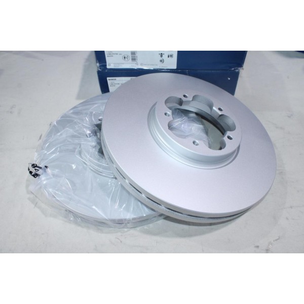 Lot 2 disques de frein avant ventilé 308mm diamètre Bosch BD2791 0986479F46 pour ford transit 7 VII tourneo custom V362 V363 