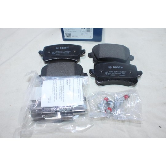Jeu 4 plaquettes de frein arriere montage girling Bosch BP1252 0986494626 pour volkswagen passat B6 B7 auydi Q3 seat alhambra 2 