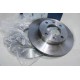 Lot 2 disques de frein arriere plein 247mm diametre Bosch 0986478608 BD527 pour citroen C2 C3 C4 berlingo xsara picasso peugeot 