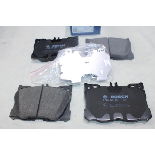 Lot 4 plaquettes de frein avant montage brembo Bosch BP2324 0986424335 pour mercedes classe C E GLC CLS EQC W205 W213 C253 C257 
