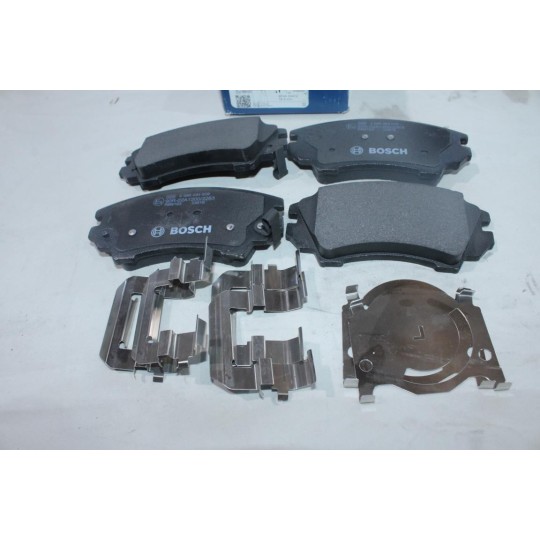 Lot 4 plaquettes de frein avant montage mando Bosch BP1325 0986494564 pour chevrolet camaro malibu opel insignia A astra J 