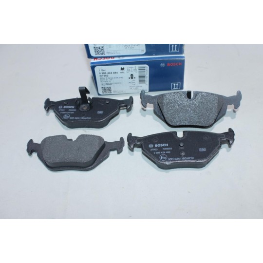 Lot 4 plaquettes de frein arriere montage teves Bosch BP252 0986424484 pour BMW serie 3 Z1 E30 E36 E46 Z4 E85 E86 MG ZT ZTT 