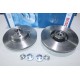 Jeu 2 disques de frein arriere plein 300mm diametre avec roulement de rou eBosch BD1125 0986479276 pour renault vel satis 