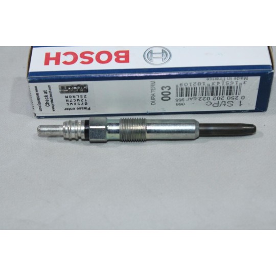 Lot 2 bougies de préchauffe Bosch N°003 0250202022 pour renault laguna 1 2 3 I II III megane 1 2 I II espace 3 4 III IV kangoo 