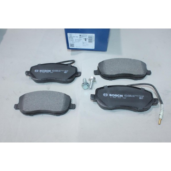 Lot 4 plaquettes de frein avant montage girling Bosch BP930 0986424789 pour citroen jumpy C8 fiat scudo ulysse 2 II lancia 
