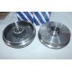 Jeu 2 tambours de frein arriere avec roulement de roue Bosch 0986477289 pour renault clio 2 II 