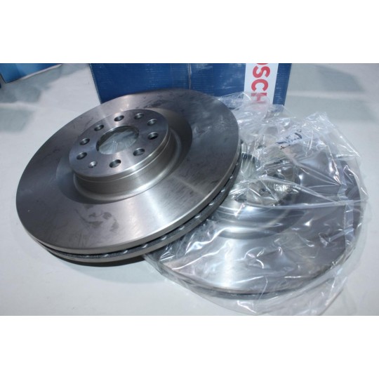Jeu 2 disques de frein avant ventilé 345mm diametre Bosch BD1071 0986479204 pour audi A3 seat leon 2 II skoda superb 2 II 