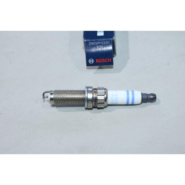 Lot 2 bougies allumage double platinum Bosch ZR6SPP3320 0242140543 8174 pour citroen C3 C4 DS3 DS4 berlingo 2 II peugeot 208 