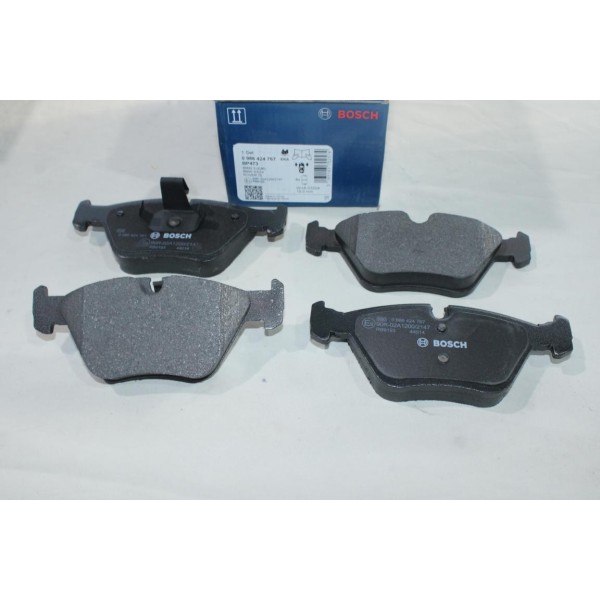 Lot 4 plaquettes de frein avant montage teves Bosch BP473 0986424767 pour BMW serie 3 X3 Z4 E46 E83 E85 E86 MG ZT ZTT rover 75 