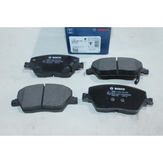 Jeu 4 plaquettes de frein avant montage mando Bosch BP1765 0986495392 pour fiat tipo 2 3 II III 
