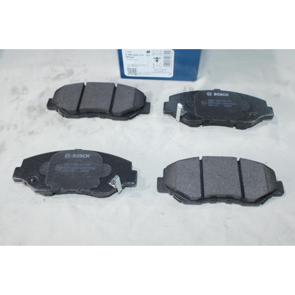 Jeu 4 plaquettes de frein avant montage akebono Bosch BP947 0986424809 pour honda CR-V CRV RD civic FB FG FC FK 