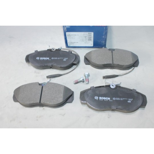 Jeu 4 plaquettes de frein avant montage girling Bosch BP013 0986424030 pour fiat ducato peugeot boxer 1 citroen jumper 1 de 