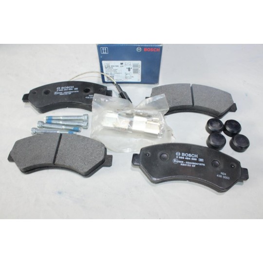 Lot 4 plaquettes de frein avant montage brembo Bosch BP1019 0986494589 pour fiat ducato 3 III peugeot boxer citroen jumper 