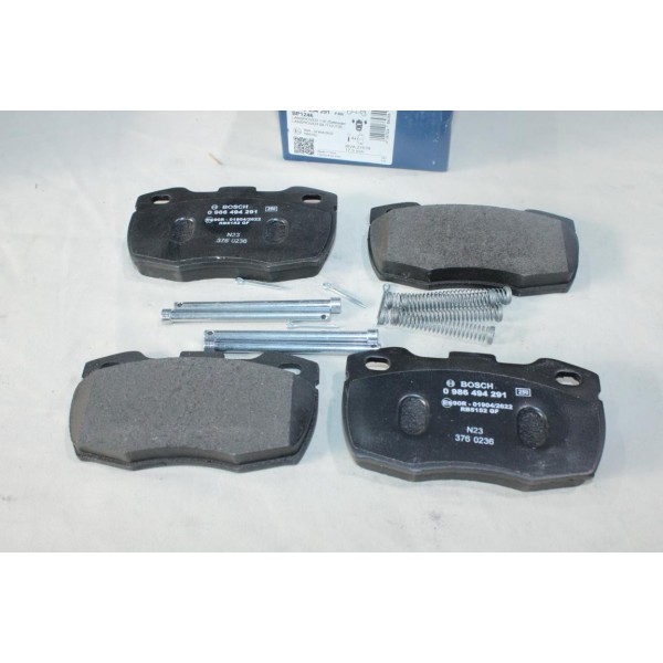 Lot 4 plaquettes de frein avant montage lockheed Bosch BP1246 0986494291 pour land rover defender L316 