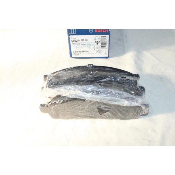 Lot 4 plaquettes de frein avant montage tokico Bosch BP1668 0986494673 pour nissan NV200 M20 