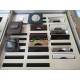 Malette valise aluminium de démonstration Legrand electricité avec plaques interrupteur prise (petits pocs voir photo)