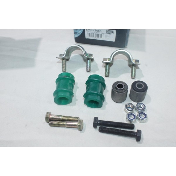 Kit 4 silents bloc + 2 etriers support + vis de barre stabilisatrice Quinton Hazell EMBK2066 pour citroen C15 visa peugeot 205 