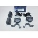 Kit 4 silents bloc + 4 supports fixation de barre stabilisatrice Quinton Hazell EMBK2658 pour renault kangoo 1 nissan kubistar 